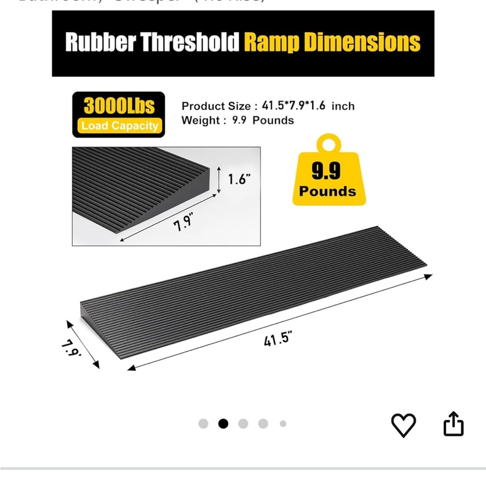 WKingBoom Ramp Mat 1.6” Rise - Picture 2 of 7